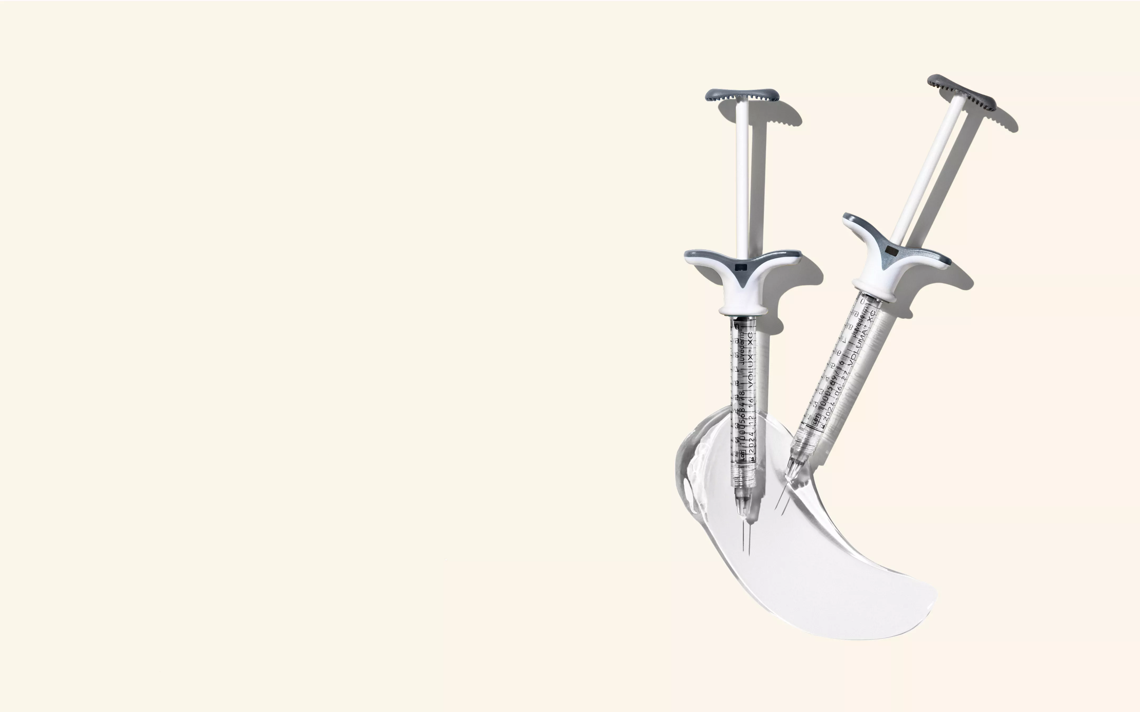 Juvederm Syringe and Gel