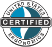United States ergonomics certified.